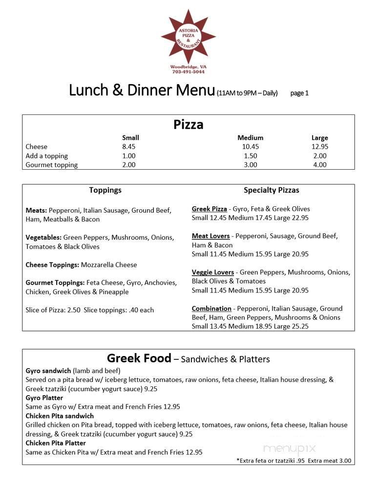 Menu page 2