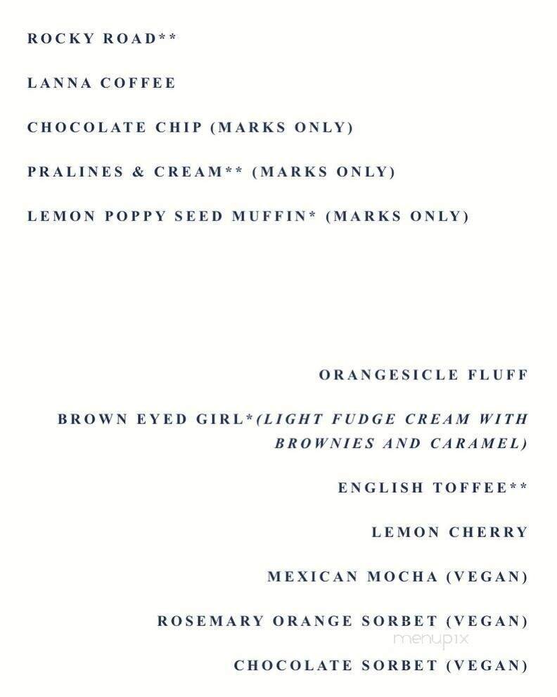 Menu page 1