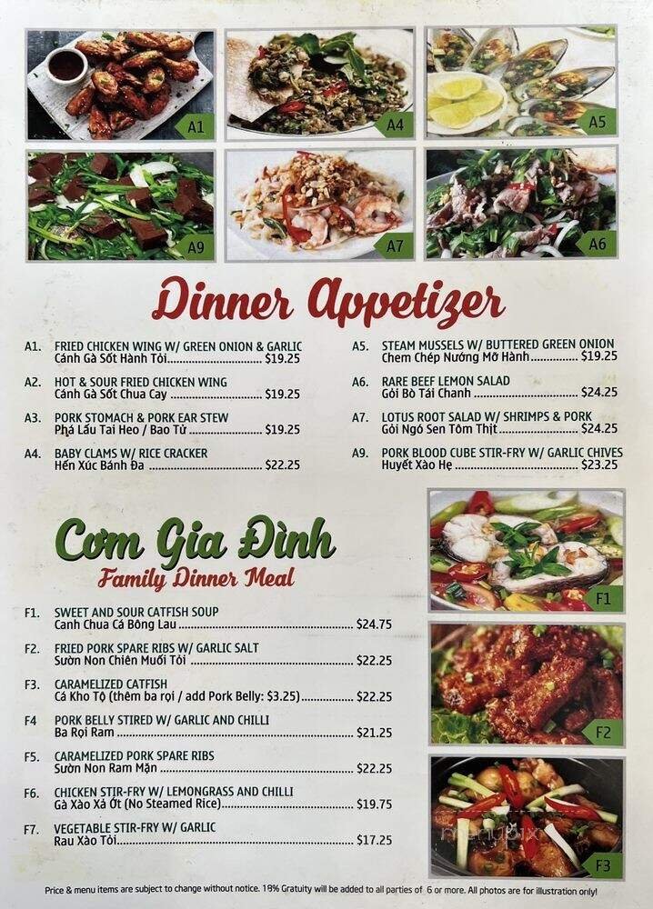Menu page 5