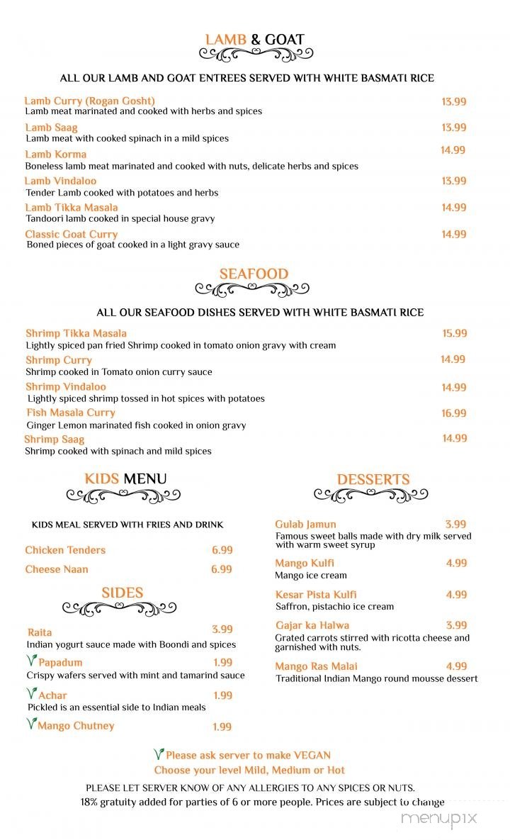 Menu page 4