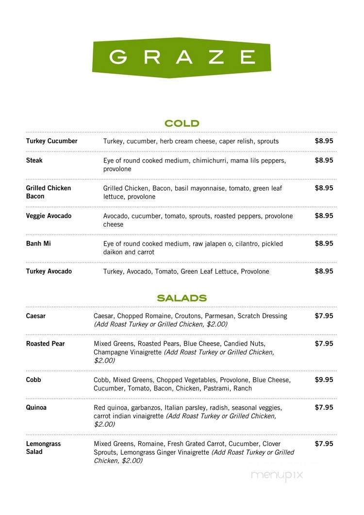 Menu page 2