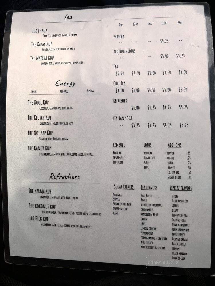 Menu page 2