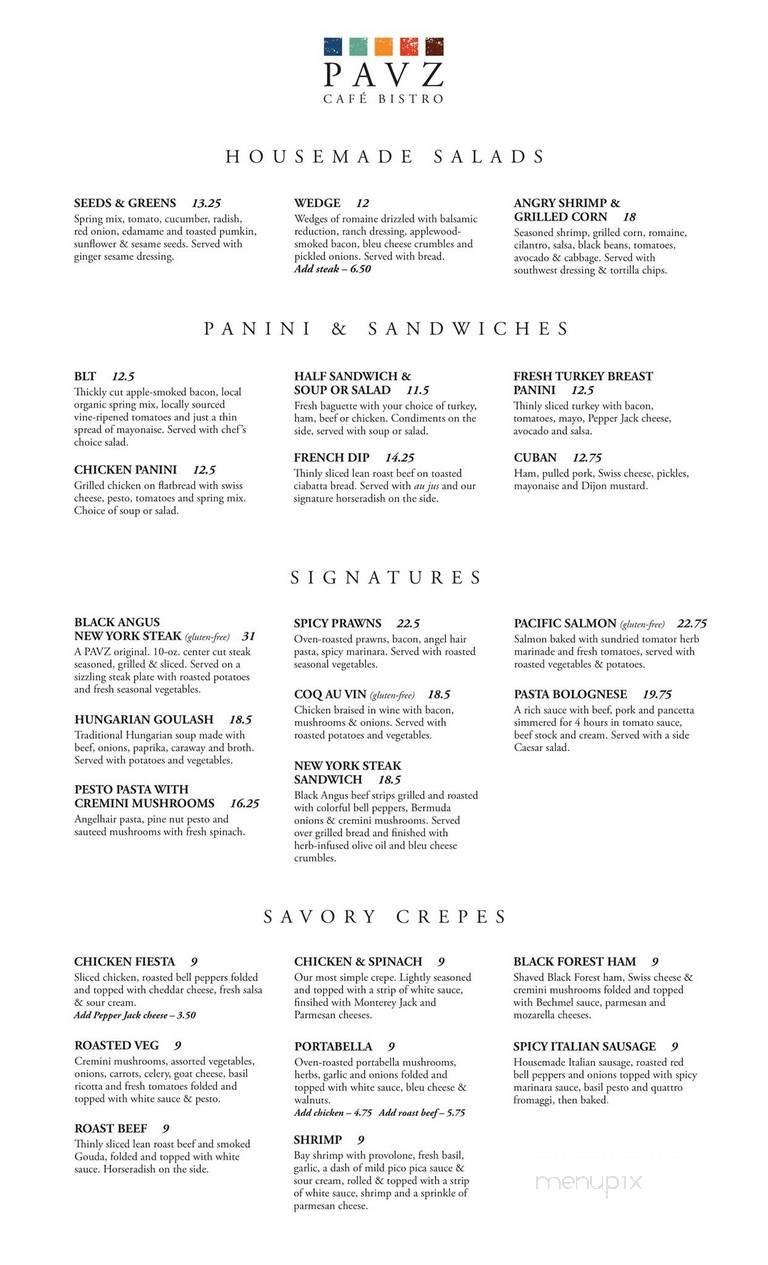 Menu page 2