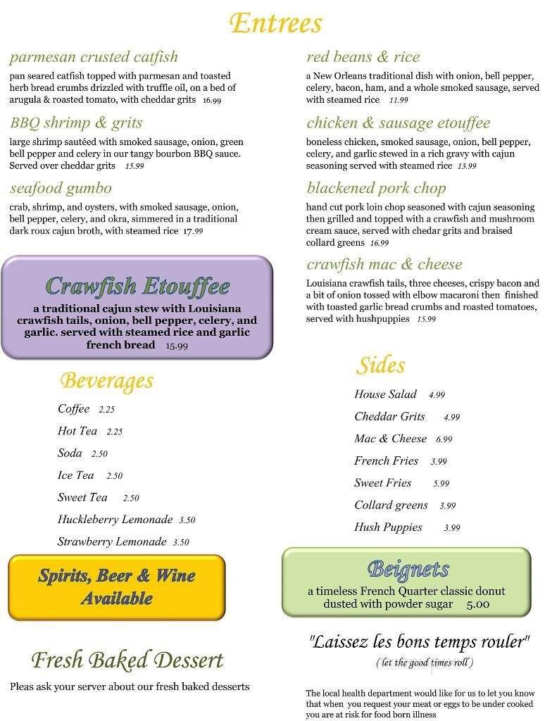 Menu page 2