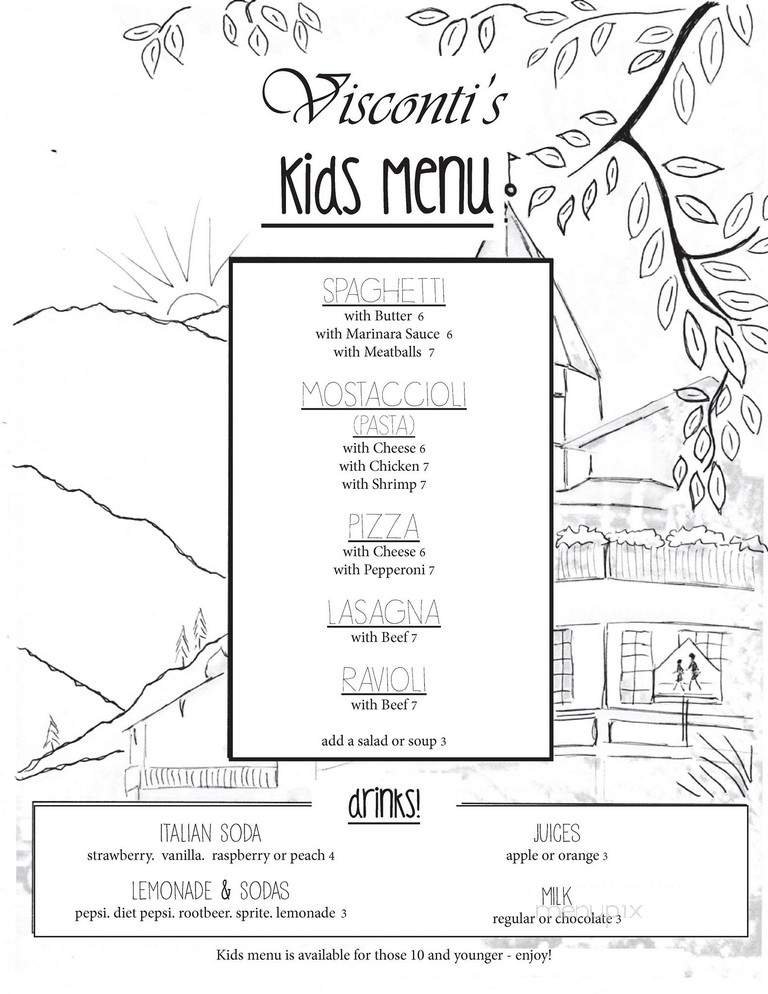 Menu page 1