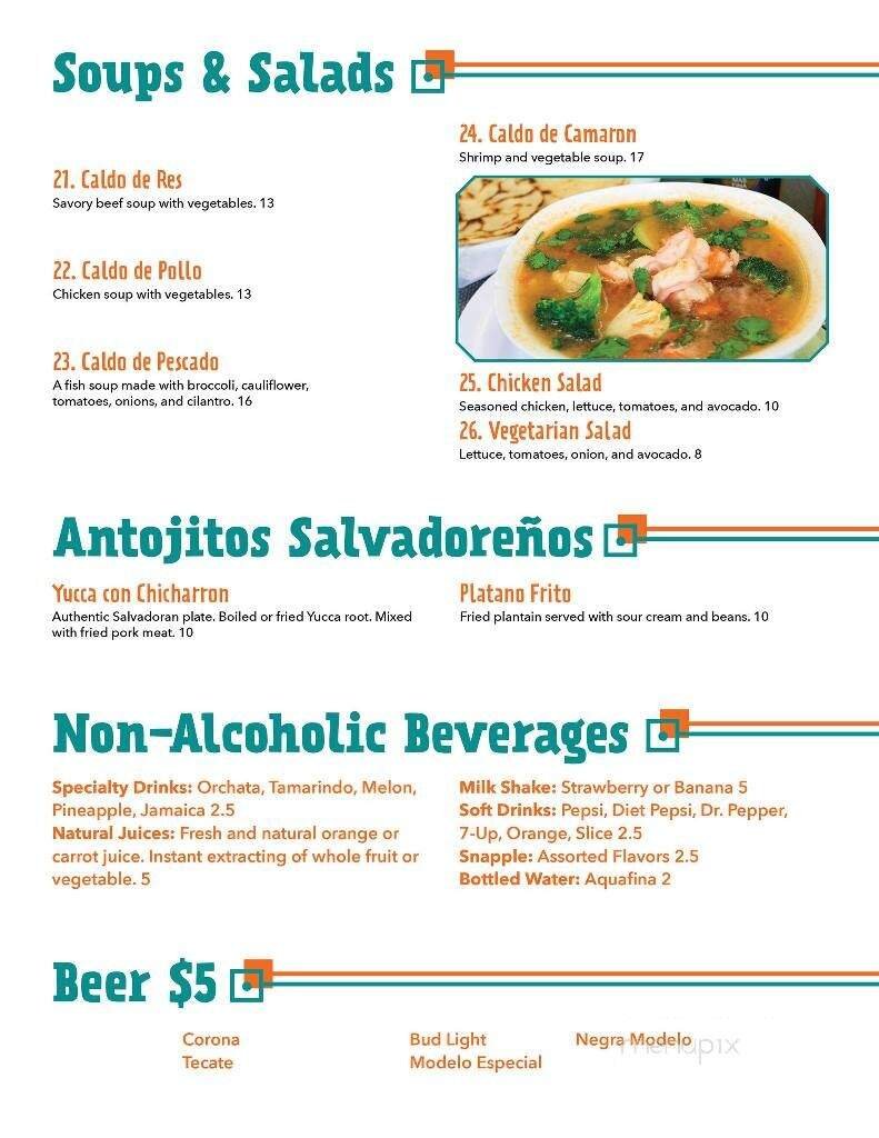 Menu page 2