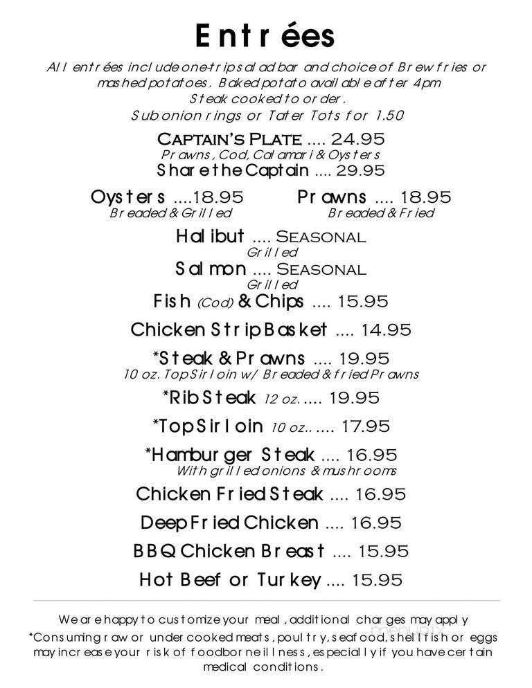 Menu page 1