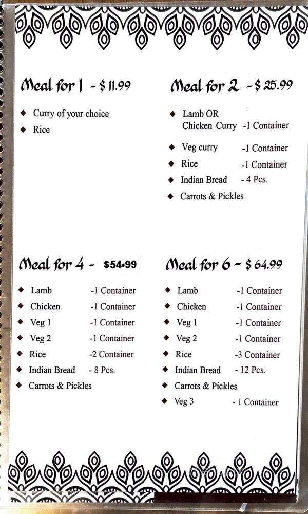 Menu page 2