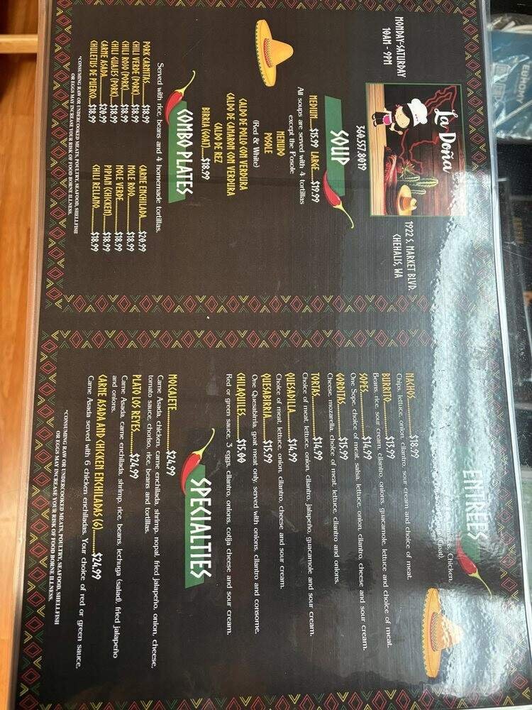 Menu page 2
