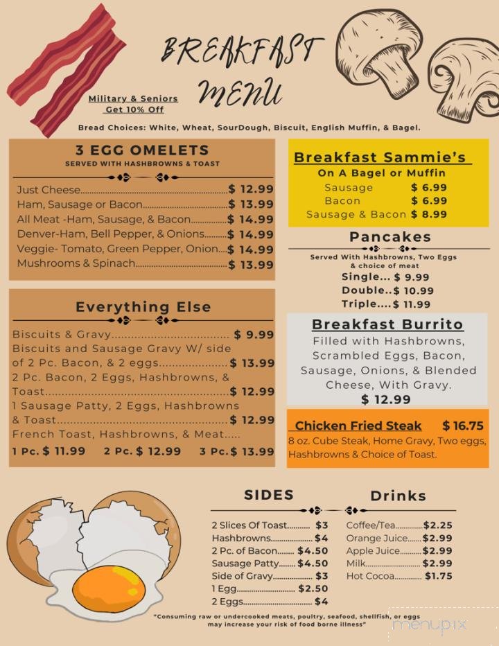 Menu page 1