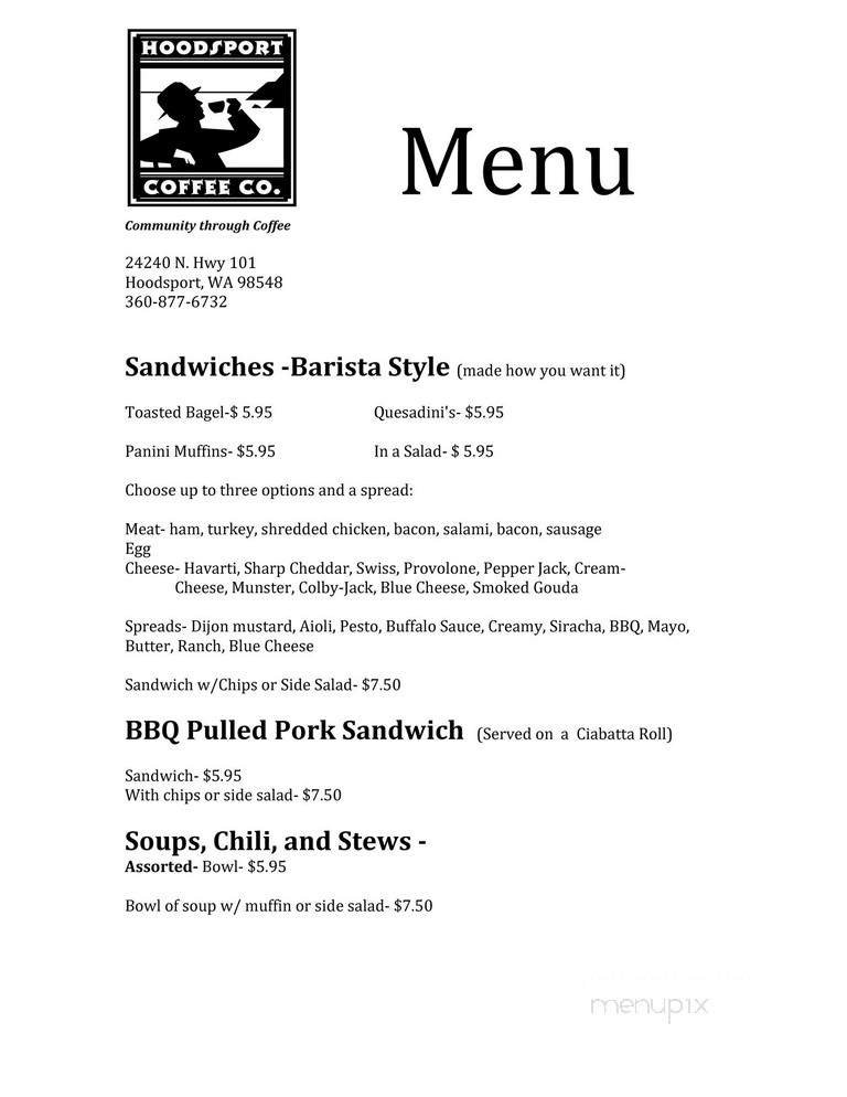 Menu page 1