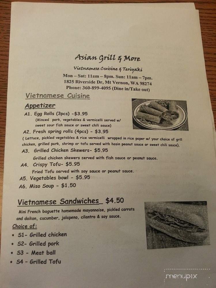 Menu page 1