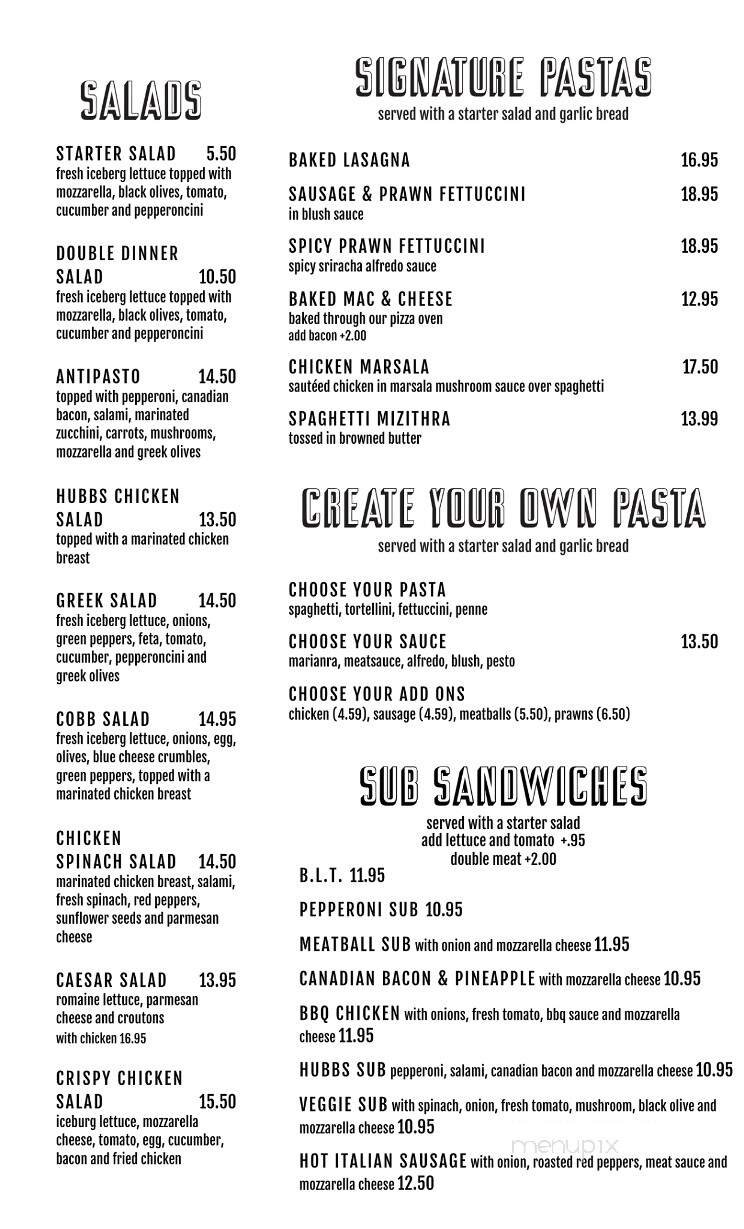 Menu page 2