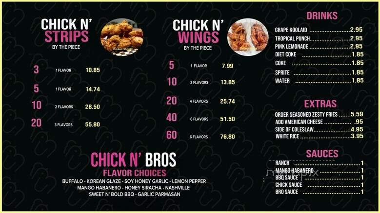Menu page 2
