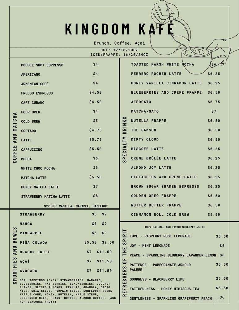 Menu page 2