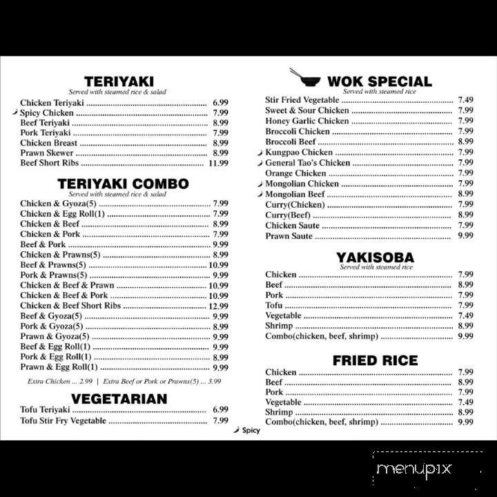 Menu page 2