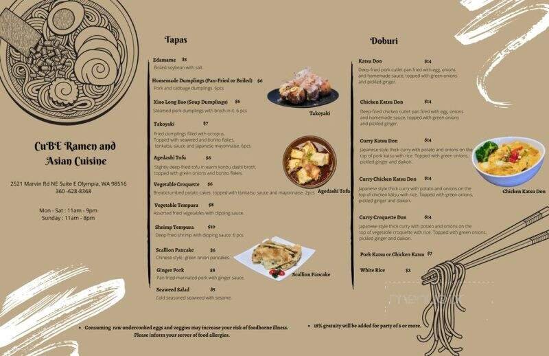 Menu page 2