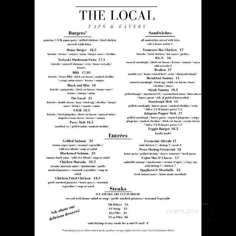 Menu page 2
