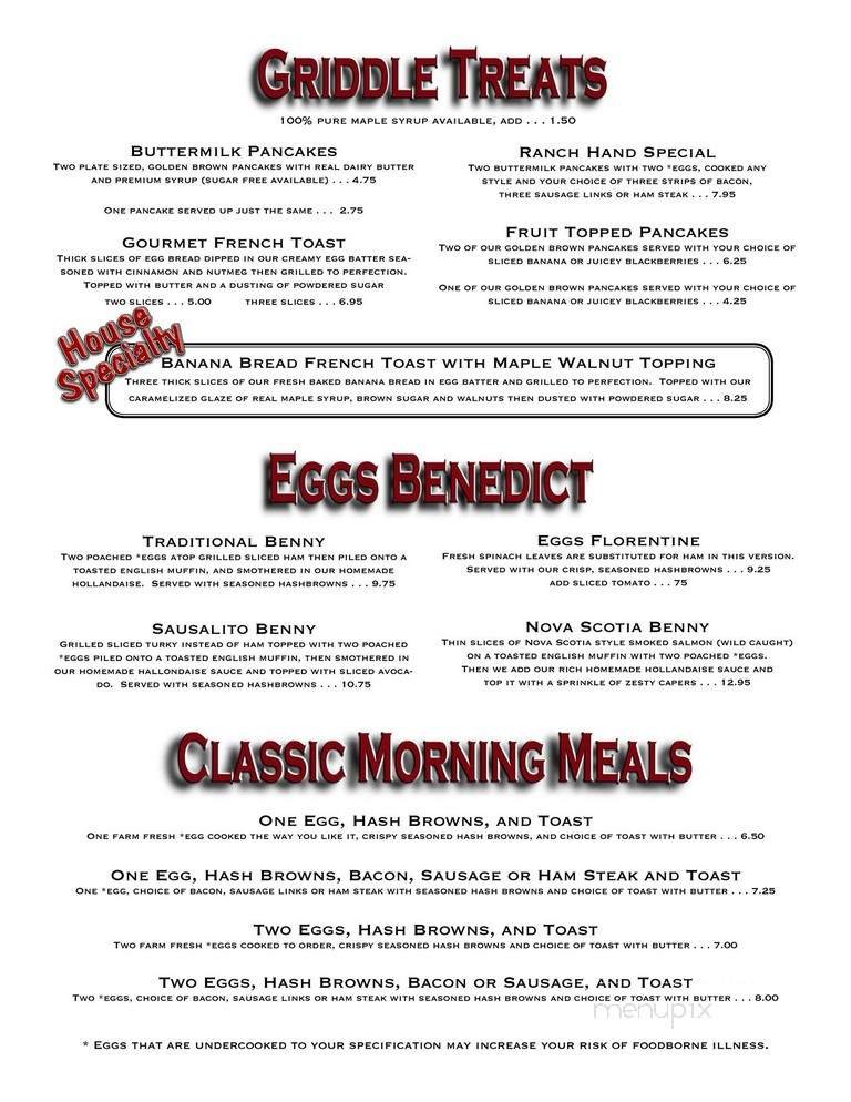 Menu page 1