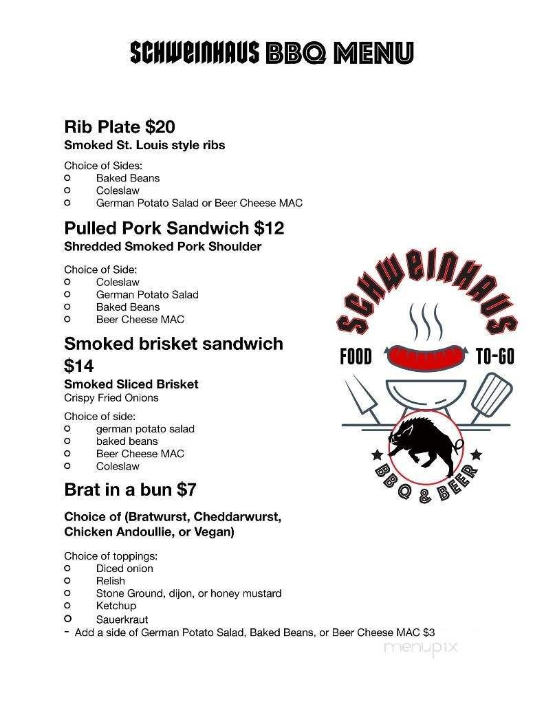 Menu page 1