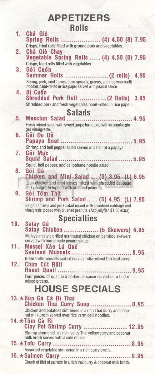 Menu page 2