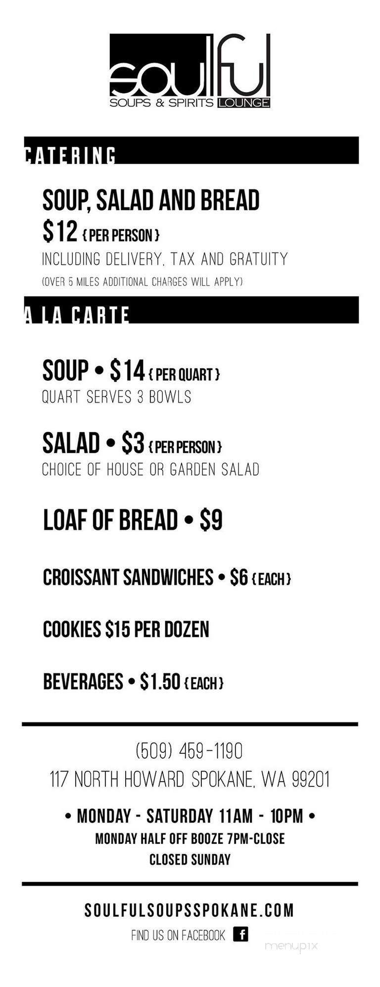 Menu page 2
