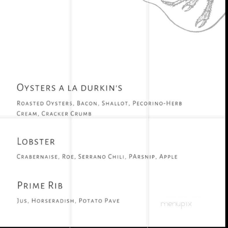 Menu page 1