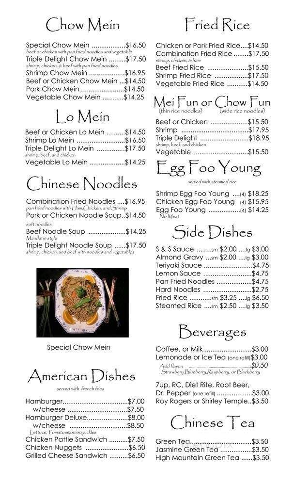 Menu page 1