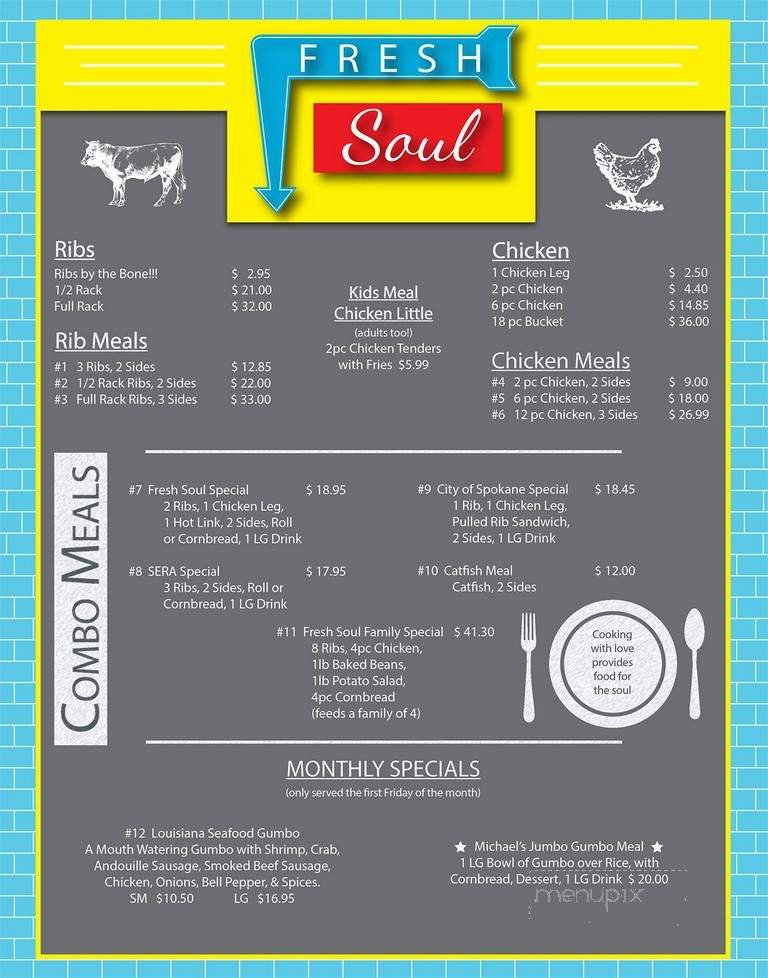 Menu page 1