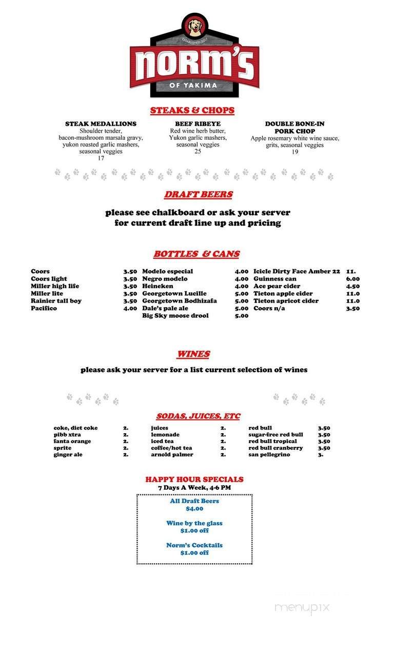 Menu page 2