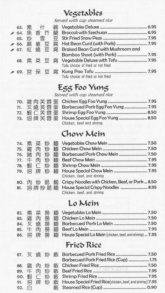 Menu page 2