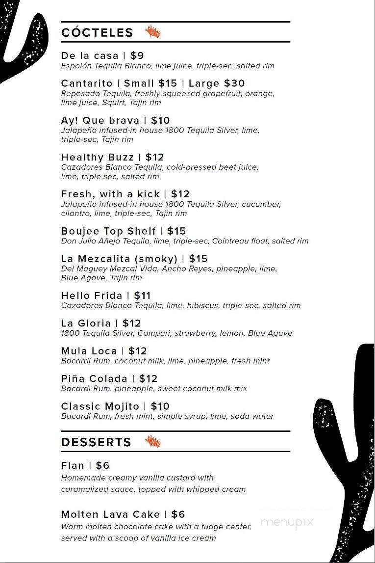 Menu page 2