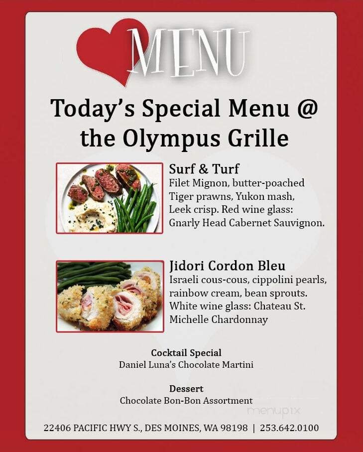 Menu page 1