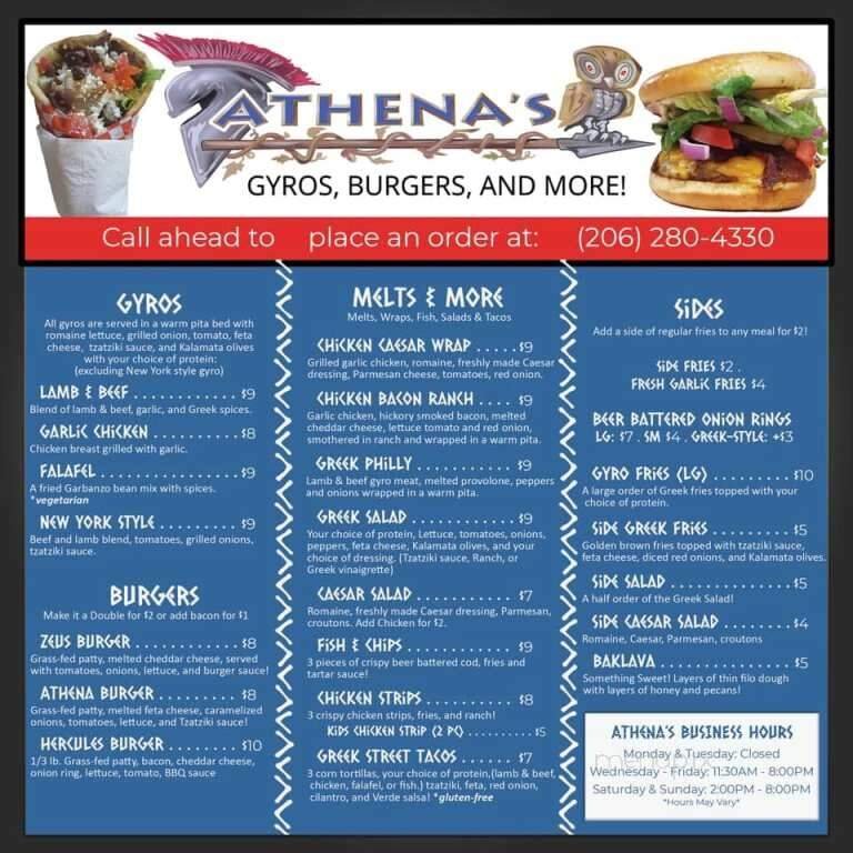 Menu page 1