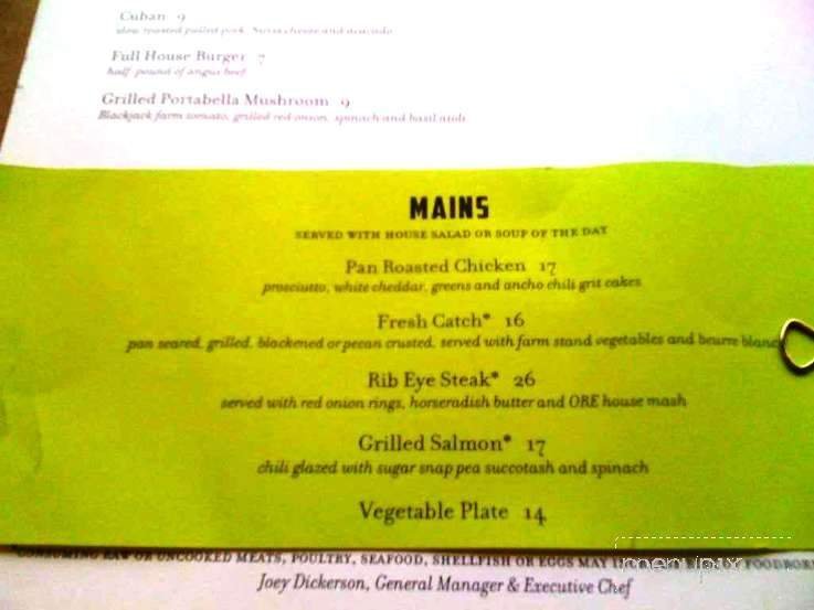 Menu page 2