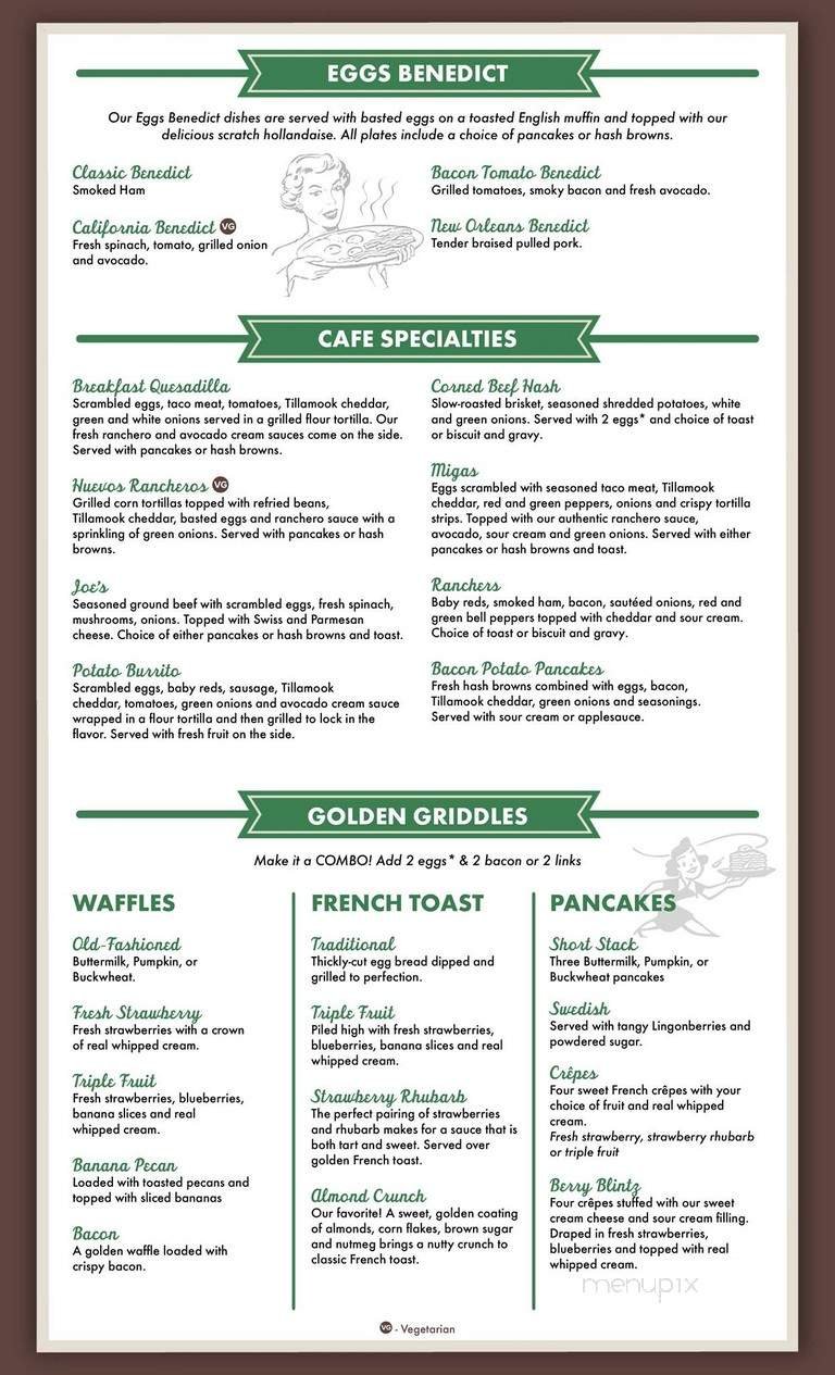 Menu page 1