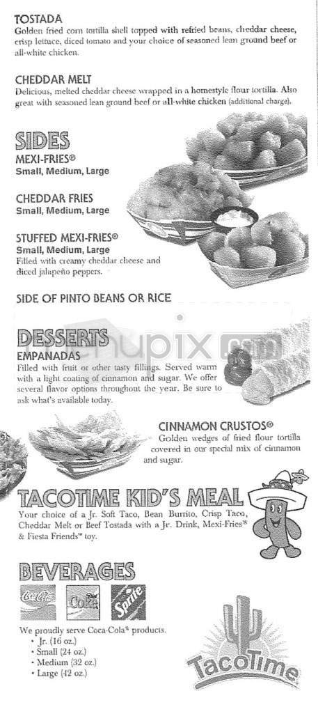 Menu page 2