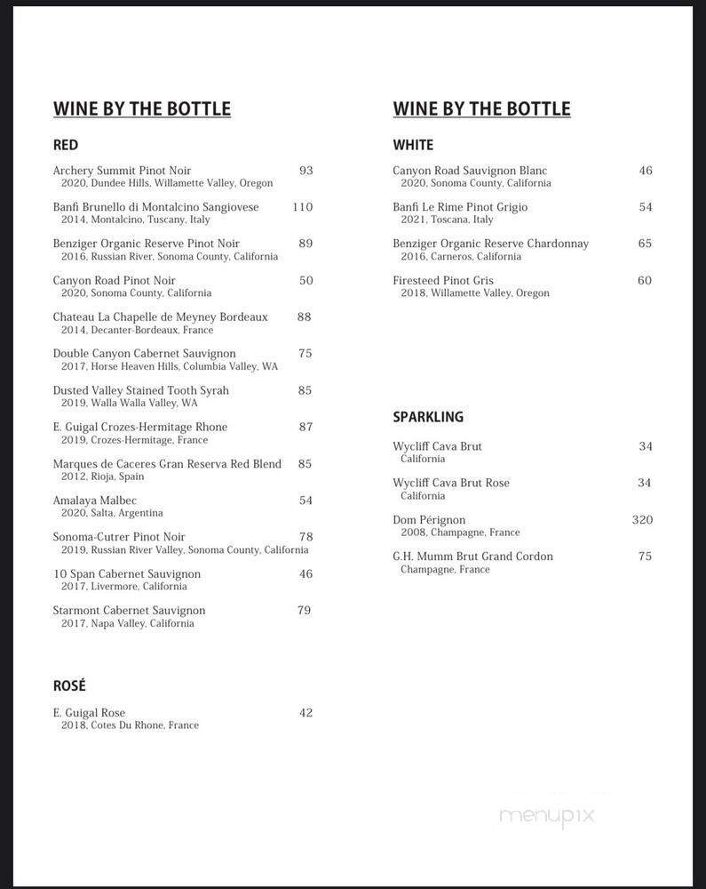 Menu page 2