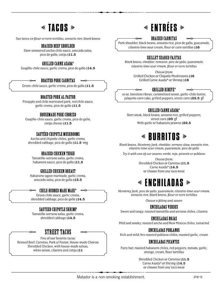 Menu page 2