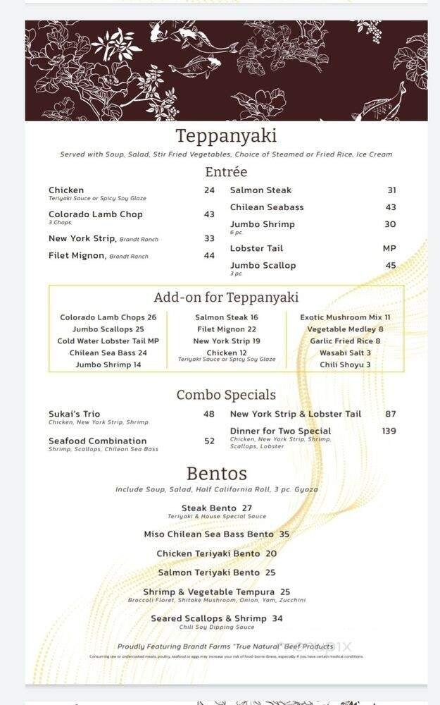 Menu page 3