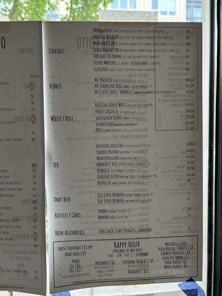 Menu page 1