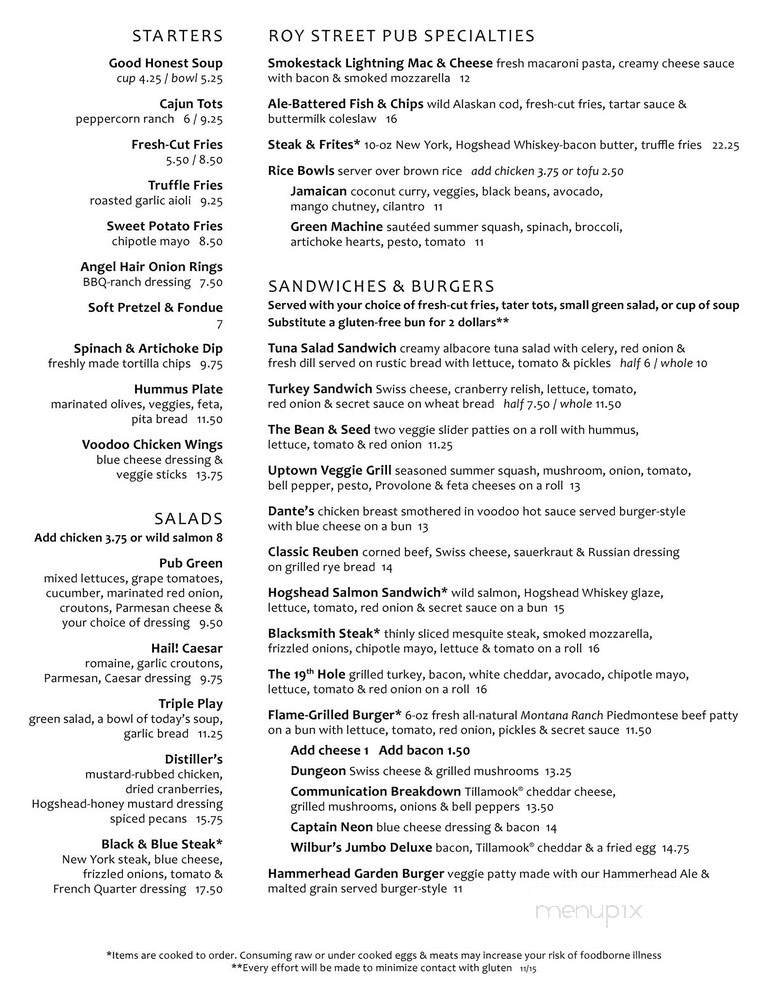 Menu page 2