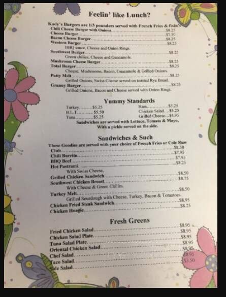 Menu page 2