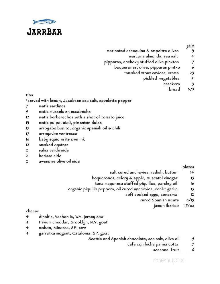 Menu page 1