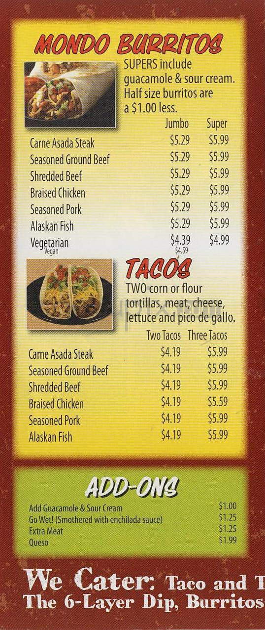 Menu page 2