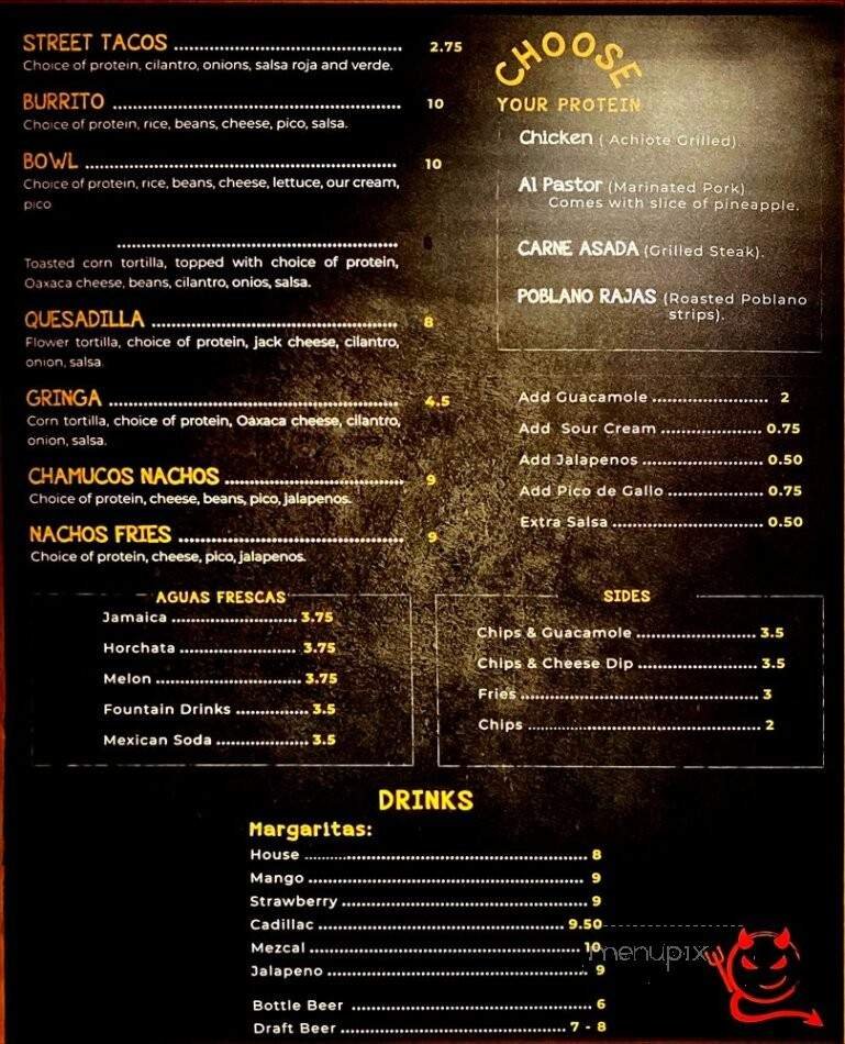 Menu page 1