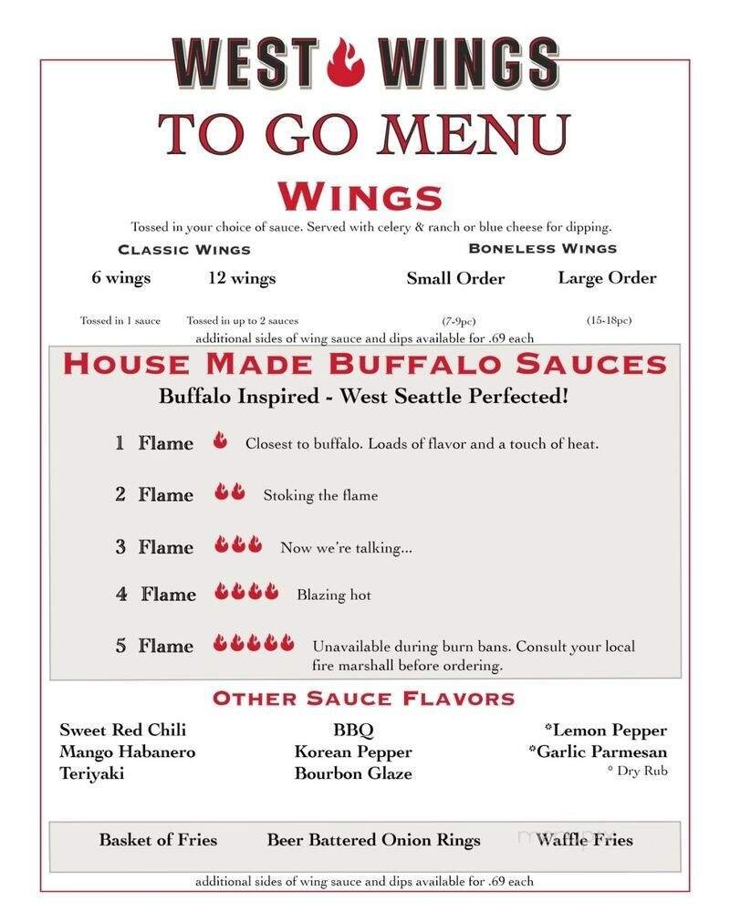 Menu page 1