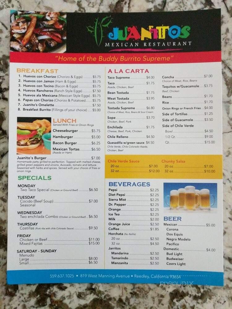 Menu page 2