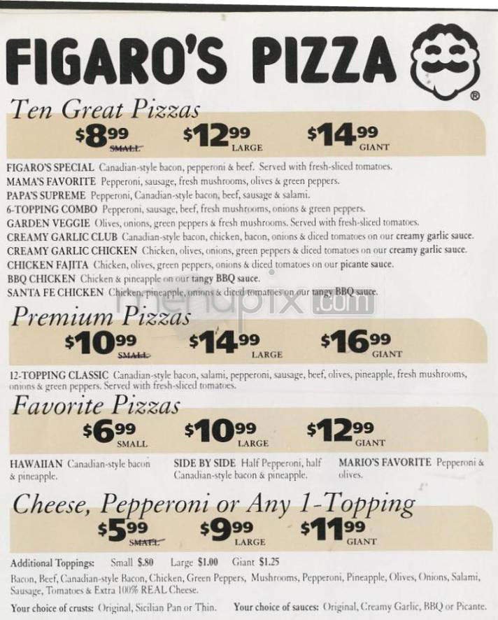 Menu page 2