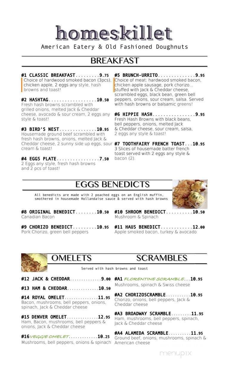 Menu page 1
